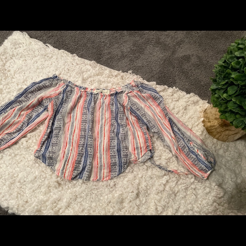 Vintage Havana off shoulder long sleeve